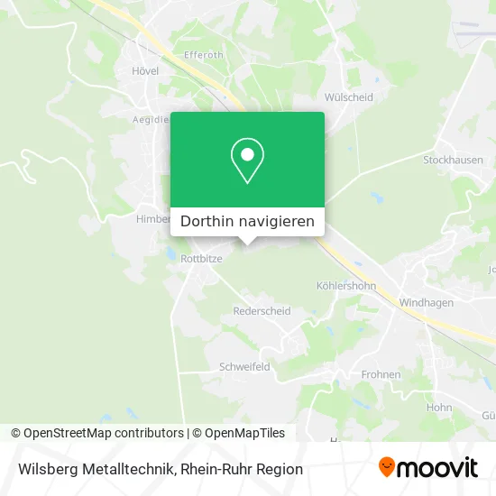 Wilsberg Metalltechnik Karte