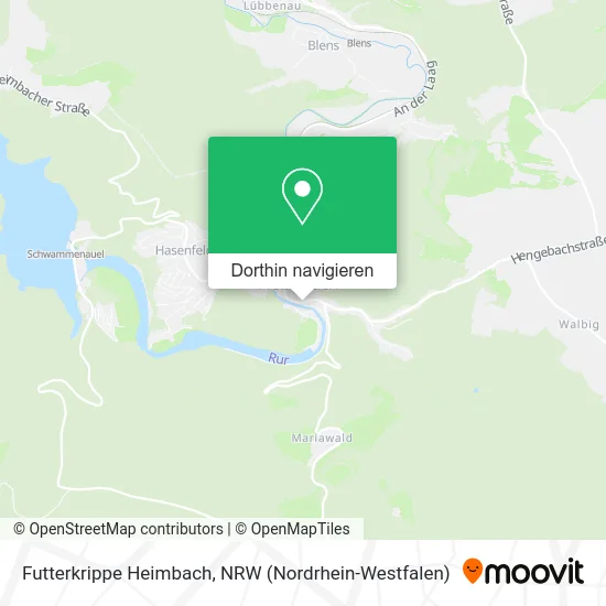 Futterkrippe Heimbach Karte