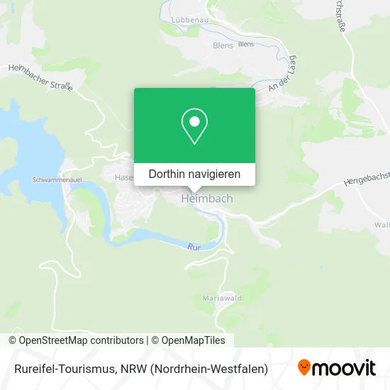 Rureifel-Tourismus Karte