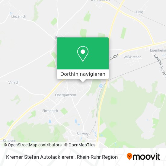 Kremer Stefan Autolackiererei Karte