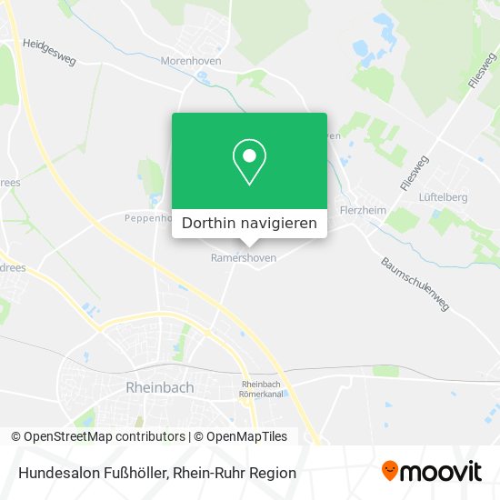 Hundesalon Fußhöller Karte