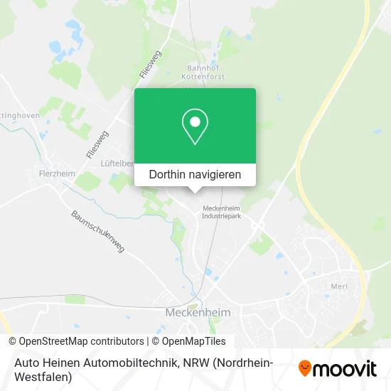 Auto Heinen Automobiltechnik Karte