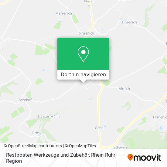 Restposten Werkzeuge und Zubehör Karte
