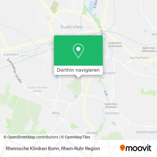 Rheinische Kliniken Bonn Karte