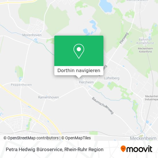 Petra Hedwig Büroservice Karte
