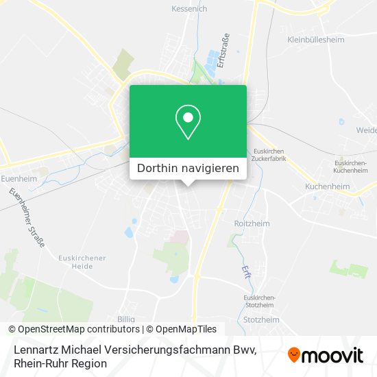 Lennartz Michael Versicherungsfachmann Bwv Karte