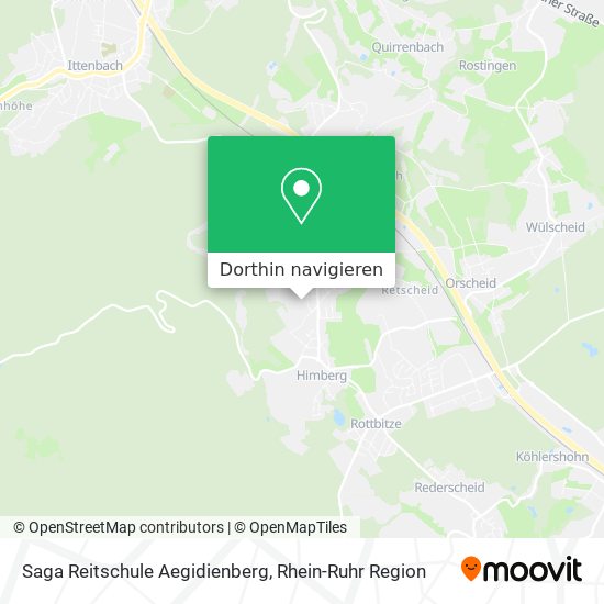 Saga Reitschule Aegidienberg Karte