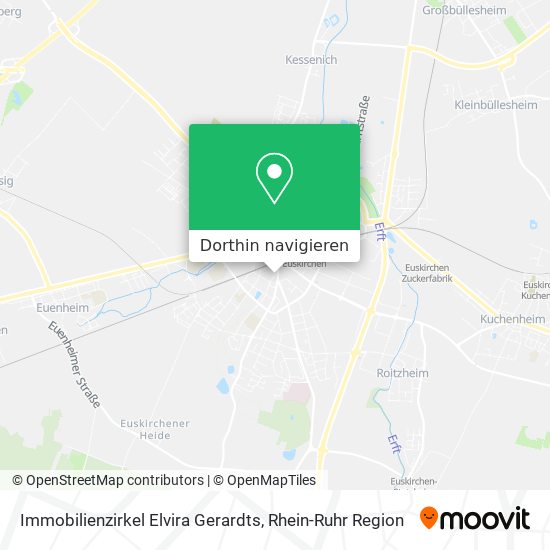 Immobilienzirkel Elvira Gerardts Karte