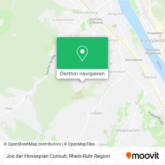 Joe der Hovsepian Consult Karte