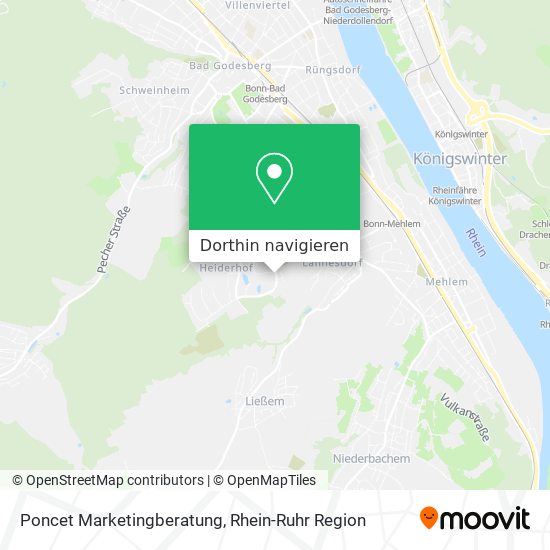 Poncet Marketingberatung Karte