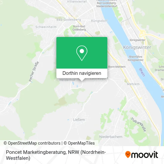 Poncet Marketingberatung Karte