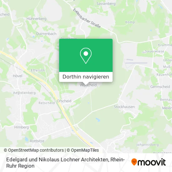 Edelgard und Nikolaus Lochner Architekten Karte