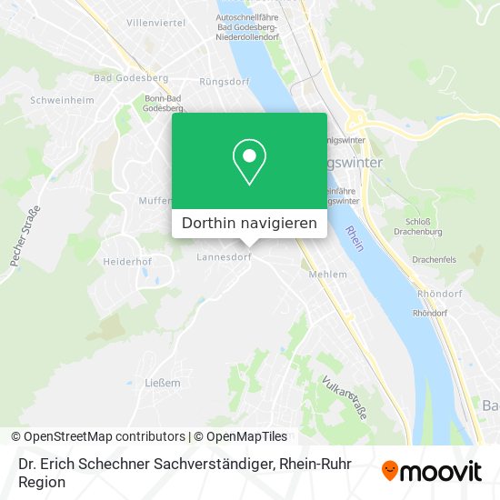 Dr. Erich Schechner Sachverständiger Karte
