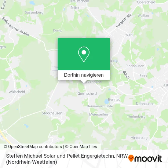 Steffen Michael Solar und Pellet Engergietechn Karte