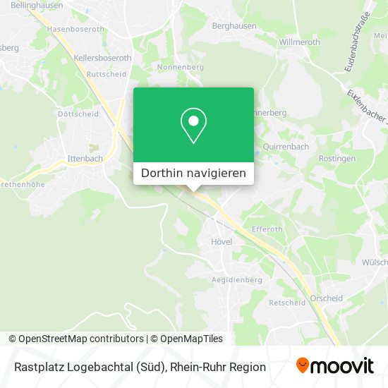 Rastplatz Logebachtal (Süd) Karte
