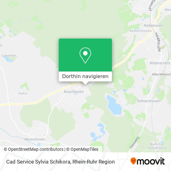 Cad Service Sylvia Schikora Karte