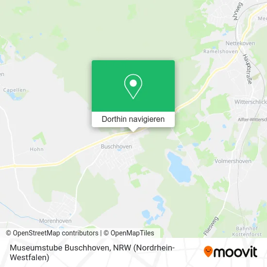 Museumstube Buschhoven Karte