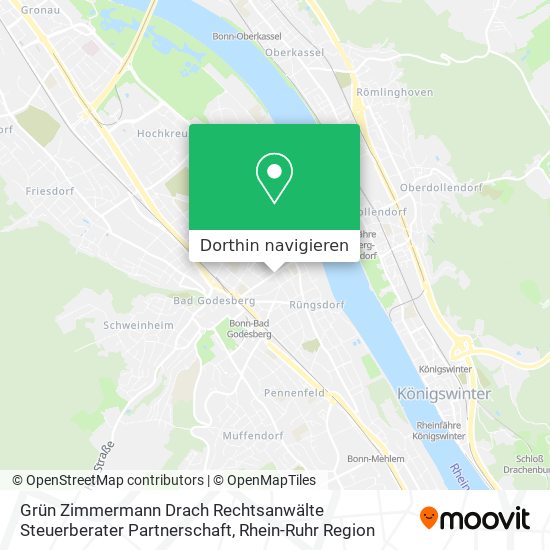 Grün Zimmermann Drach Rechtsanwälte Steuerberater Partnerschaft Karte