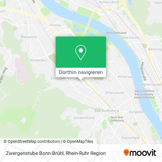 Zwergenstube Bonn-Brühl Karte