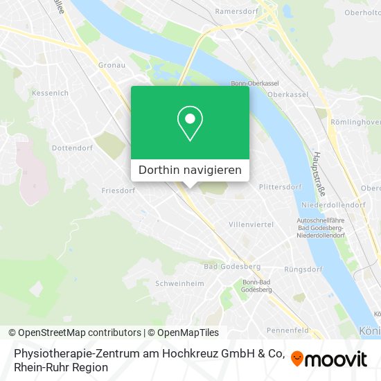 Physiotherapie-Zentrum am Hochkreuz GmbH & Co Karte
