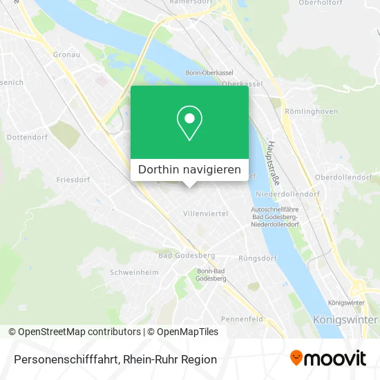 Personenschifffahrt Karte