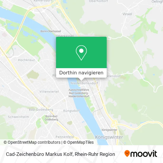 Cad-Zeichenbüro Markus Kolf Karte