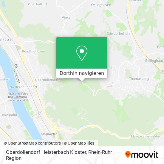 Oberdollendorf Heisterbach Kloster Karte