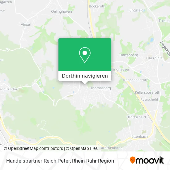 Handelspartner Reich Peter Karte