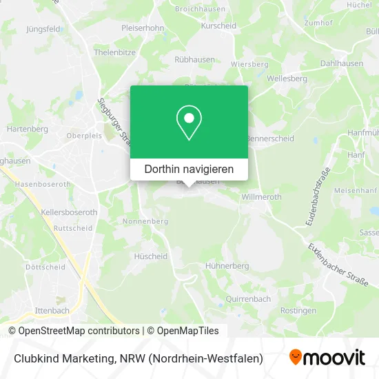 Clubkind Marketing Karte