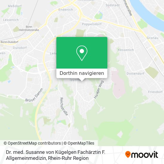Dr. med. Susanne von Kügelgen Fachärztin F. Allgemeinmedizin Karte