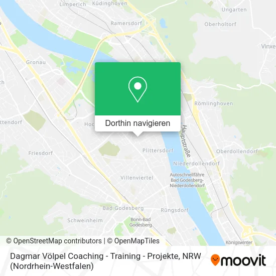 Dagmar Völpel Coaching - Training - Projekte Karte