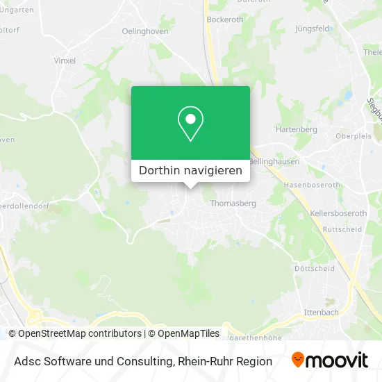 Adsc Software und Consulting Karte