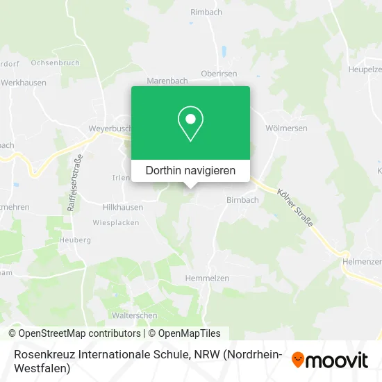 Rosenkreuz Internationale Schule Karte