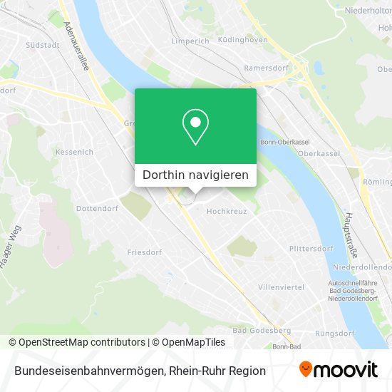 Bundeseisenbahnvermögen Karte