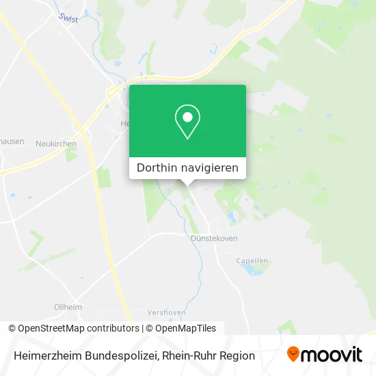 Heimerzheim Bundespolizei Karte