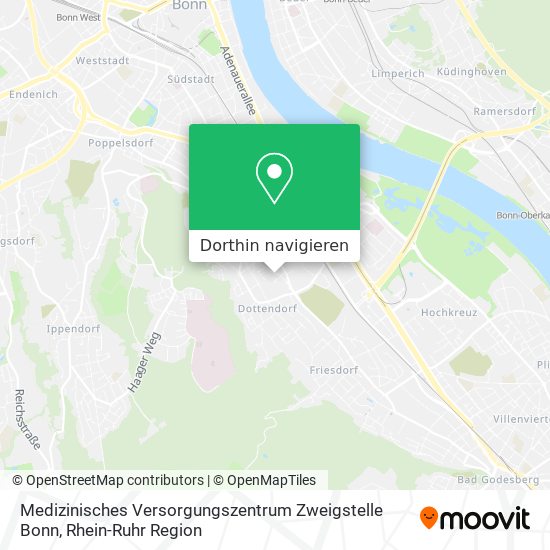 Medizinisches Versorgungszentrum Zweigstelle Bonn Karte