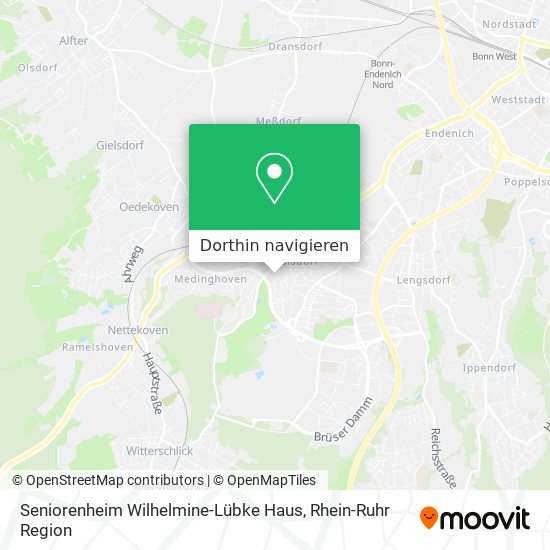 Seniorenheim Wilhelmine-Lübke Haus Karte