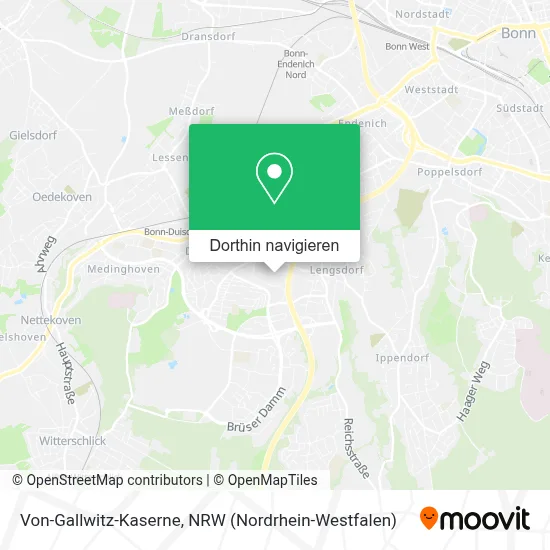 Von-Gallwitz-Kaserne Karte