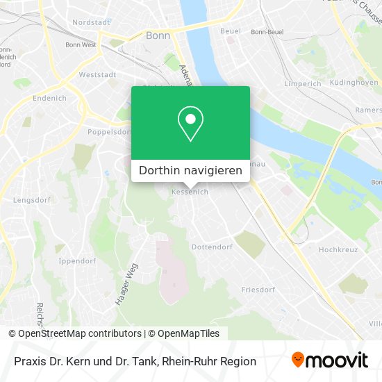 Praxis Dr. Kern und Dr. Tank Karte