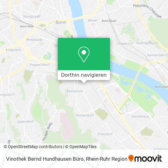 Vinothek Bernd Hundhausen Büro Karte