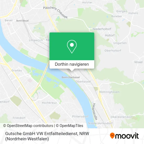 Gutsche GmbH VW Entfallteiledienst Karte