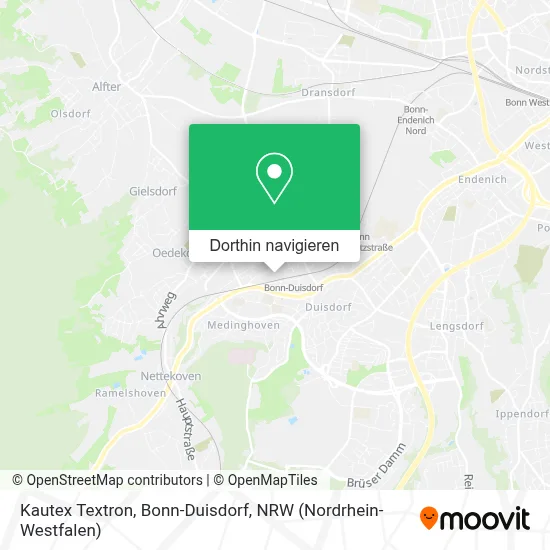 Kautex Textron, Bonn-Duisdorf Karte