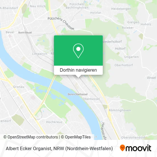 Albert Ecker Organist Karte