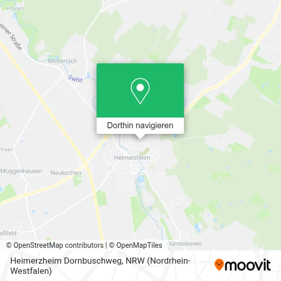 Heimerzheim Dornbuschweg Karte