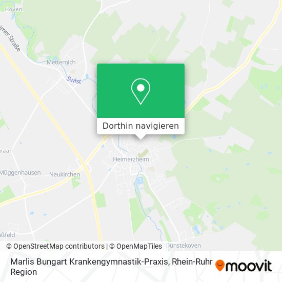 Marlis Bungart Krankengymnastik-Praxis Karte