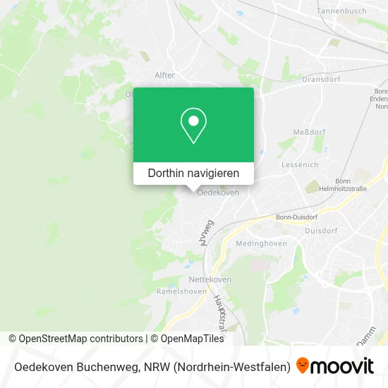 Oedekoven Buchenweg Karte