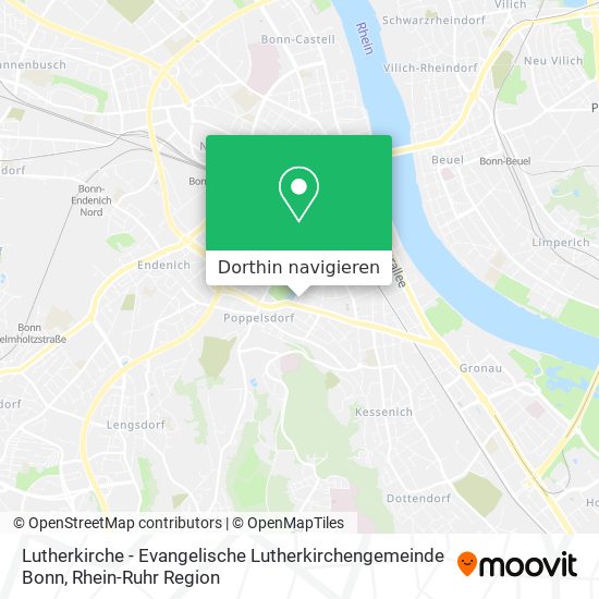 Lutherkirche - Evangelische Lutherkirchengemeinde Bonn Karte