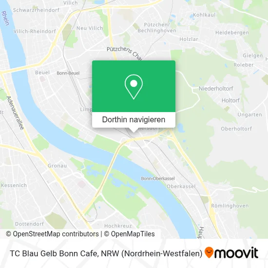 TC Blau Gelb Bonn Cafe Karte