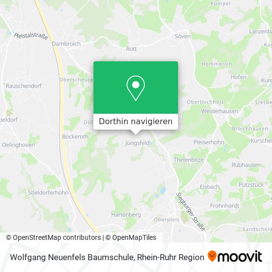 Wolfgang Neuenfels Baumschule Karte