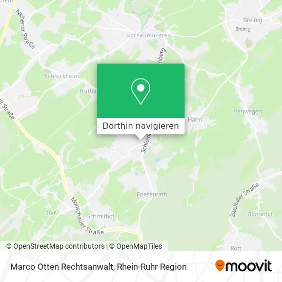 Marco Otten Rechtsanwalt Karte